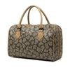 Saint Laurent Coated Canvas Giraffe Print Boston Bag Secondhand