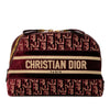 Dior Oblique Embroidered Velvet Cosmetic Pouch Secondhand