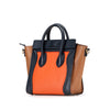 Celine Nano Tricolor Leather Luggage Tote Secondhand