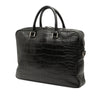 Saint Laurent Crocodile Embossed Leather Sac de Jour Briefcase Secondhand