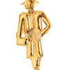 Chanel Gold Plated Coco Mademoiselle Pin Brooch Secondhand