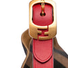 Fendi Canvas Pequin Shoulder Bag Secondhand