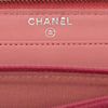 Chanel Quilted Lambskin Zip Around Long Wallet Secondhand