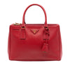Prada Small Saffiano Lux Galleria Double Zip Satchel Secondhand