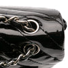 Chanel Maxi Classic Chevron Patent Single Flap Secondhand