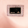 Secondhand Fendi Zucchino Metallic Canvas and Shearling Crossbody