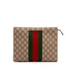 Gucci GG Supreme Web Clutch Secondhand