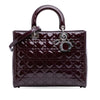 Dior Large Patent Cannage Lady Dior Secondhand