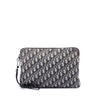 Dior Oblique Canvas A4 Zipped Pouch Secondhand