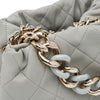 Secondhand Chanel CC Quilted Calfskin Resin Bi-Color Chain Bucket Bag