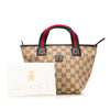 Gucci Mini GG Canvas Web Childrens Handbag Secondhand