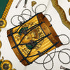 Secondhand Hermès Les Tambours Silk Scarf 90
