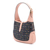 Secondhand Gucci Limited Edition Small GG Embroidered Denim Floral Jackie 1961 Crossbody