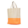 Celine Small Bicolor Leather Vertical Cabas Secondhand