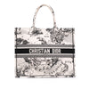 Dior Large Canvas Embroidered Zodiac Toile De Jouy Book Tote Secondhand