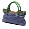 Balenciaga Lambskin Motocross Classic Multicolor First Satchel Secondhand