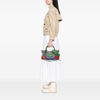 Balenciaga Multicolor Lambskin Motocross Classic First Satchel Secondhand