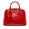 Prada Small Saffiano Vernice Promenade Satchel Secondhand