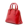 Prada Small Saffiano Vernice Promenade Satchel Secondhand