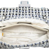 Chanel Tweed and Calfskin Woven Single Flap Secondhand