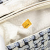 Chanel Tweed and Calfskin Woven Single Flap Secondhand
