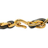 Secondhand Chanel Leather and Gold Plated Medallion Bow Pendant Necklace