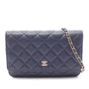 Chanel CC Quilted Caviar Wallet on Chain Secondhand