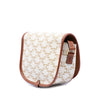 Celine Medium Triomphe Coated Canvas Folco Crossbody Secondhand