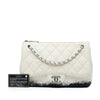 Chanel Large Quilted Lambskin Blizzard Zip Top Flap Secondhand
