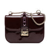 Valentino Small Patent Rockstud Glam Lock Crossbody Secondhand