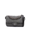 Secondhand Chanel Quilted Wool and Calfskin Single Flap