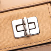 Prada Saffiano Cuir Twin Lock Satchel Secondhand