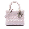 Dior Medium Pearlescent Lambskin Cannage Lady Dior Secondhand