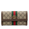Gucci GG Supreme Web Ophidia Continental Wallet Secondhand