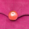 Chanel CC Choco Bar Suede Beaded Chain Flap Secondhand
