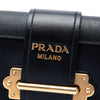 Prada City Calf and Saffiano Cahier Chain Clutch Secondhand