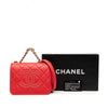 Chanel Quilted Lambskin Studded Beauty Begins Flap Secondhand