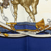 Secondhand Hermès Marine et Cavalerie Silk Scarf