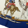 Secondhand Hermès Marine et Cavalerie Silk Scarf