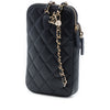 Chanel CC Quilted Lambskin Phone Holder With Chain Secondhand
