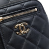 Chanel CC Quilted Lambskin Phone Holder With Chain Secondhand