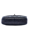 Chanel Medium Quilted Glazed Calfskin CC Plate Flap Secondhand