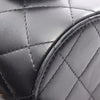 Chanel Mini Quilted Lambskin Round Vanity Case with Chain Secondhand