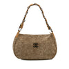 Chanel CC Suede Camellia Hobo Secondhand