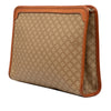 Celine Macadam Coated Canvas Clutch Secondhand