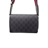 Gucci GG Supreme Web Flap Messenger Bag Secondhand