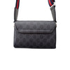 Gucci GG Supreme Web Flap Messenger Bag Secondhand