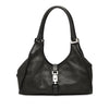 Gucci Calfskin Perforated Jackie Bardot Shoulder Bag Secondhand