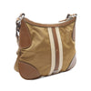 Secondhand Prada Leather Trimmed Tessuto Stripe Crossbody