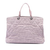 Chanel Large CC Quilted Denim Tote Secondhand
